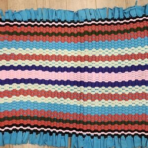 Cottagecore Handmade Rectangular Rug